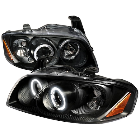 Spec-D Tuning 04-06 Nissan Sentra Black Projector Headlight 2LHP-SEN04JM-TM